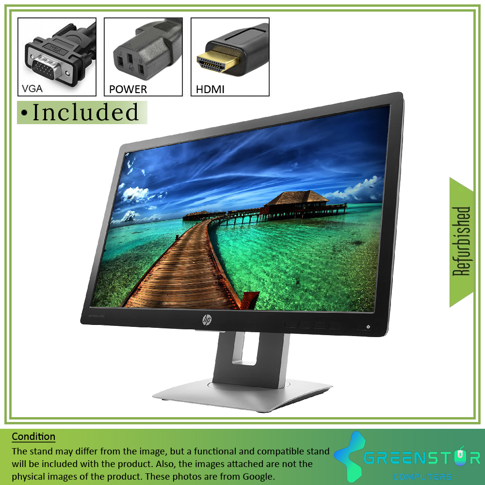  Refurbished(Good) -HP EliteDisplay E222 21.5" Widescreen 1920x1080 LED Backlight LCD IPS Monitor
